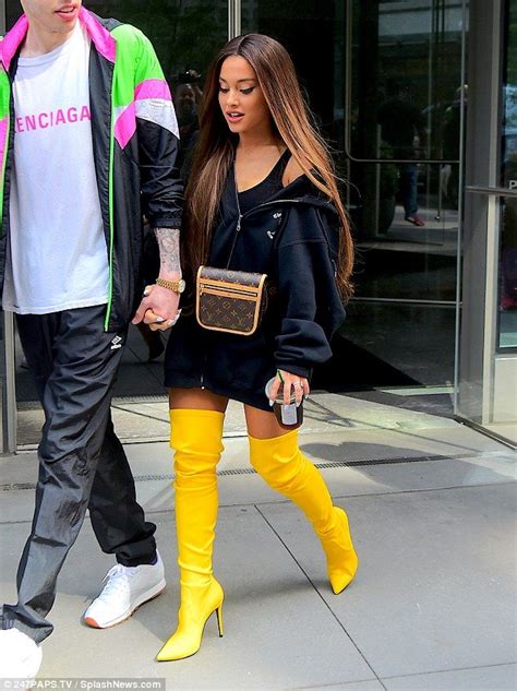 ariana grande thigh boots.